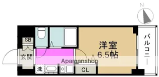 エスリード新梅田【2階】の間取り