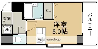ディナスティ福島【6階】の間取り