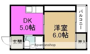 サニーハイツ【5階】の間取り