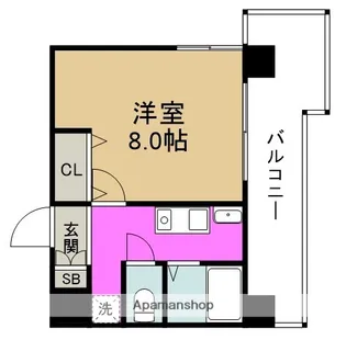 新梅田プライム【7階】の間取り