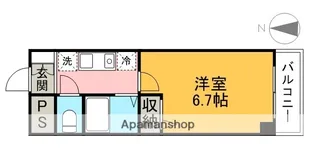 ファインコート新梅田【4階】の間取り