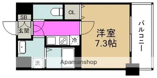 CASSIA福島駅前【6階】の間取り