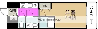 ジュネーゼグラン福島Ebie【2階】の間取り