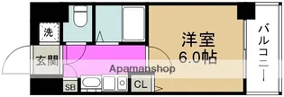 エステムコート梅田リトリーヴ【6階】の間取り