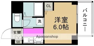 エステムコート梅田リトリーヴ【2階】の間取り