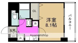 エスライズ中之島WEST【7階】の間取り