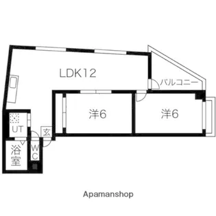 ハイグレード吉野【5階】の間取り