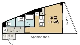 アヴァンセエスト【5階】の間取り