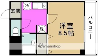 アプローズ堂島【2階】の間取り