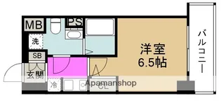 エスリード福島駅前第2【5階】の間取り