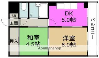 ブリリアンマンション【10階】の間取り