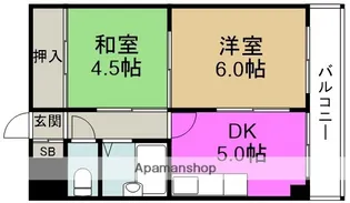 ブリリアンマンション【6階】の間取り