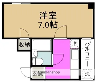 ブリリアンマンション【9階】の間取り