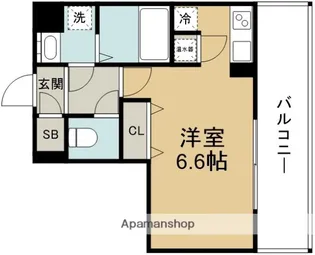 ベクス福島【10階】の間取り