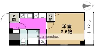 アルビオン西梅田【4階】の間取り
