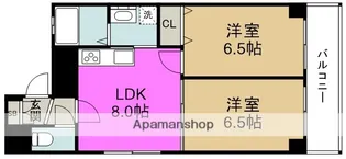 グラニット愛和【6階】の間取り