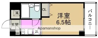 ヴィラ福島【5階】の間取り
