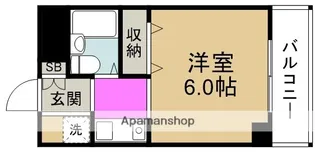 シュライン上福島【605号室】の間取り