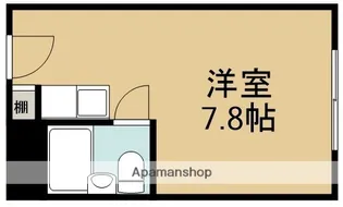 メガロコープ福島【3階】の間取り