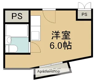 メガロコープ福島【3階】の間取り