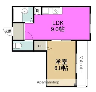 第二ミカドマンション【2階】の間取り
