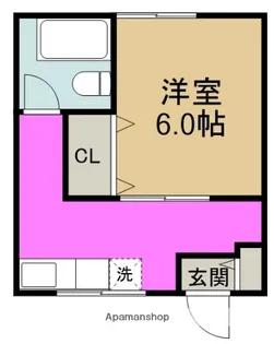 COLLECTION福島西【2階】の間取り