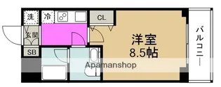 ラナップスクエア福島【4階】の間取り
