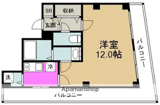 メゾン・ド・ヴィレ しうん福島【5階】の間取り