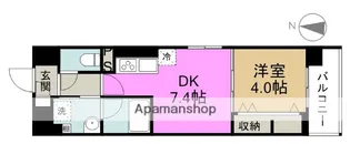 シャイニング福島離宮【8階】の間取り