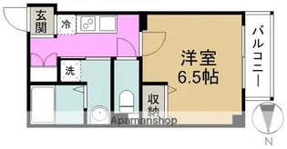 1Kの間取り画像