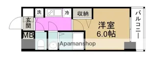 プレサンス大阪福島レシェンテ【5階】の間取り