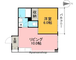 ヴィサージュ【4階】の間取り