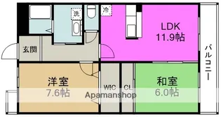 メイビスタ大淀【8階】の間取り