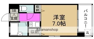 ル・シェル福島【2階】の間取り