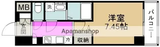 JMFレジデンス大阪福島(旧アクセリス大阪福島)【3階】の間取り
