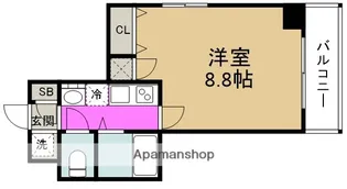 ルミエール海老江Ⅱ【10階】の間取り