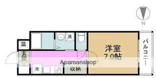 ルミエール野田阪神 新館【8階】の間取り