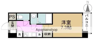 レジュールアッシュ福島キューズ【3階】の間取り