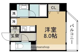プリマベラ福島【6階】の間取り