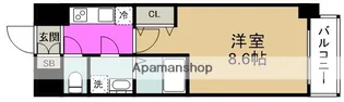 エスリード福島第5【7階】の間取り