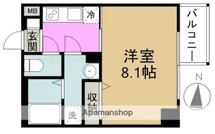 プランドール福島レジデンス【4階】の間取り