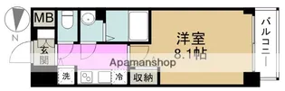 プランドール福島レジデンス【4階】の間取り