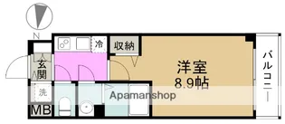 プランドール福島レジデンス【8階】の間取り