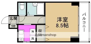 アーバネックス野田【5階】の間取り