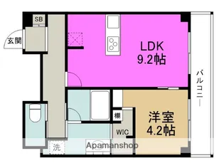 おおきに北梅田サニーアパートメント【3階】の間取り