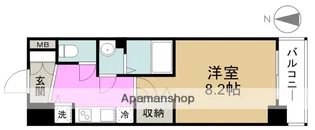 LEGESTA大阪レジデンス【8階】の間取り