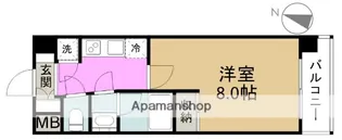 スプランディッドⅢ【6階】の間取り