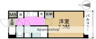 サムティ福島VIVENTE【4階】の間取り