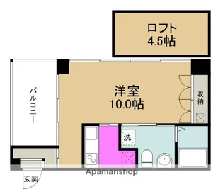 APT.新梅田【5階】の間取り
