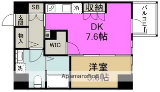 アドバンス西梅田4エール【7階】の間取り